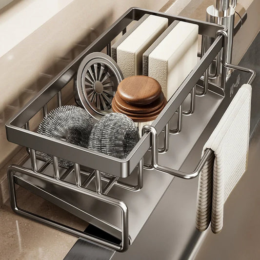 Aluminum Sink Sponge Caddy