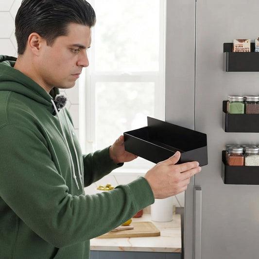 Magnetic Wall Mounted Spice Rack